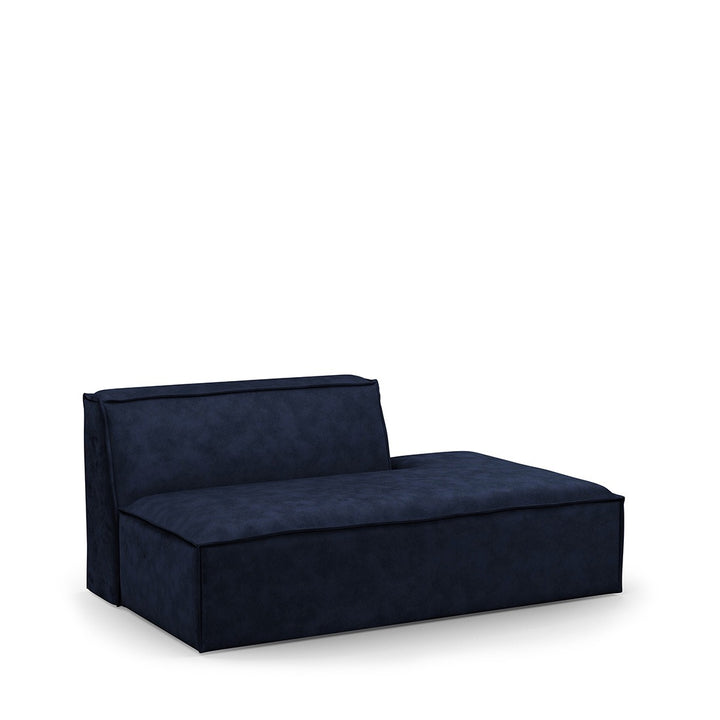 The Jagger Lounger Right velvet estate blue 