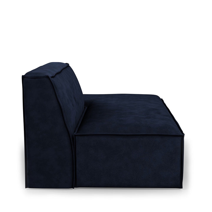 The Jagger Lounger Right velvet estate blue 