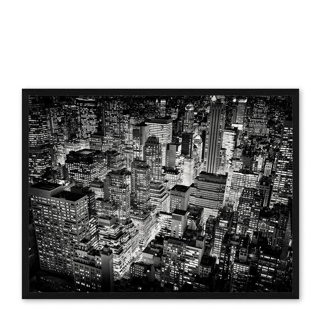 Foto in lijst New York Building 60X80