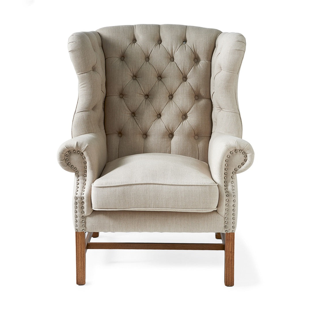 Rivièra Maison Wing armchair Franklin Park Flax Linen