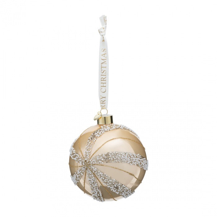 Ornament Sparkling Waves Gold (5er-Set)