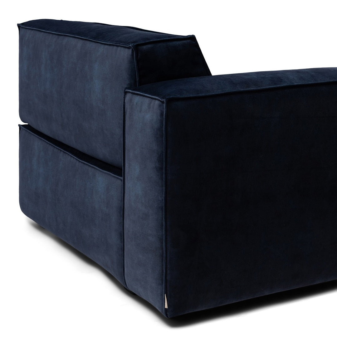 Rivièra Maison Brandon Corner Arm Left velvet estate blue