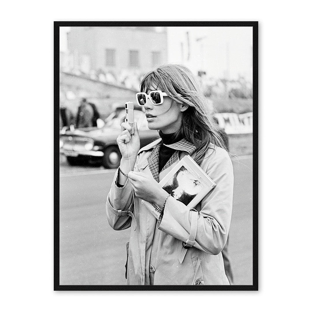 Framed photo Race Circuit-Françoise Hardy