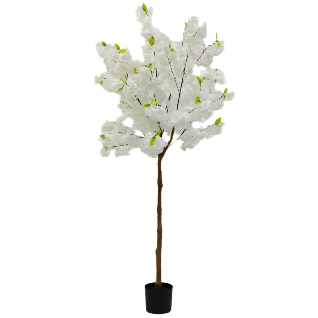 Artificial Cherry Blossom 150 cm White