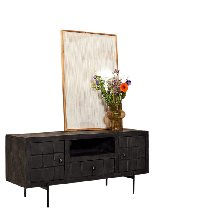 TV furniture Brandy Black | 120 cm