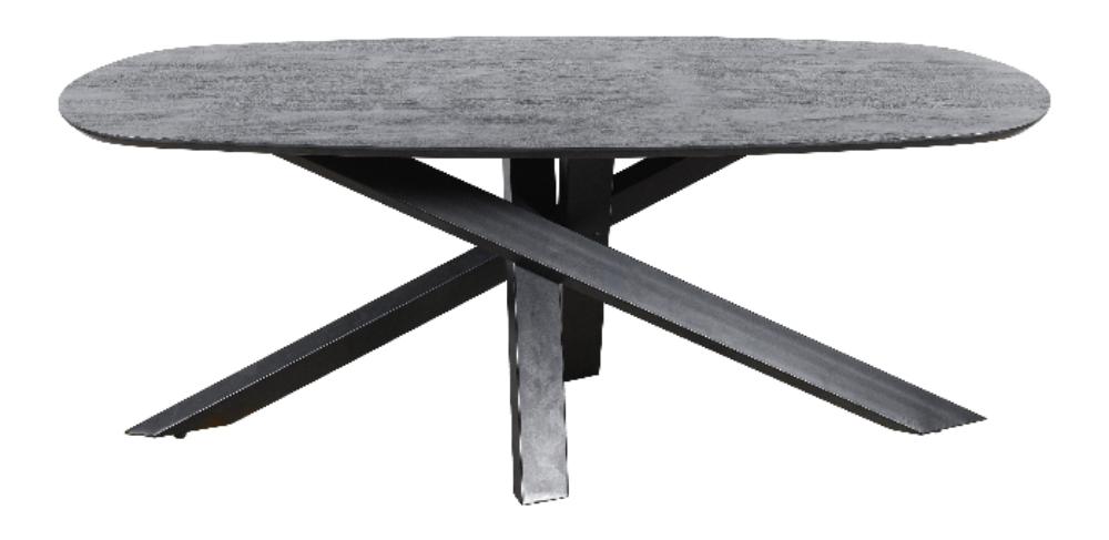 PTMD Eettafel Alore Zwart 280 cm