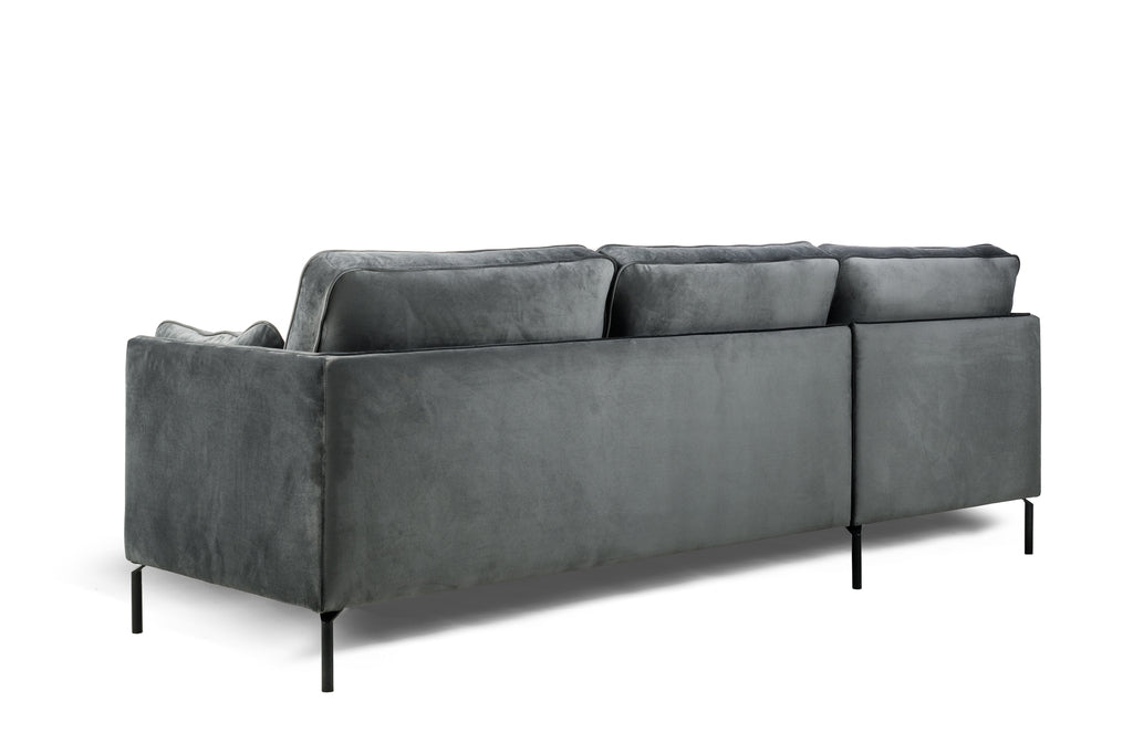 Loungesofa Grau