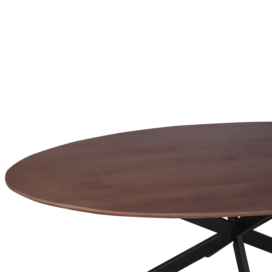 Oak Dining Table Ferris | Oval 210 cm | Walnut