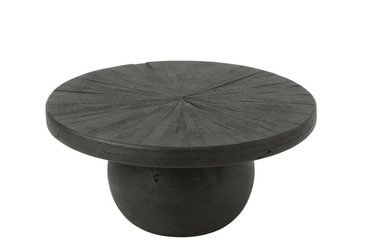 J-Line Side Table Bol Shanil Wood Black