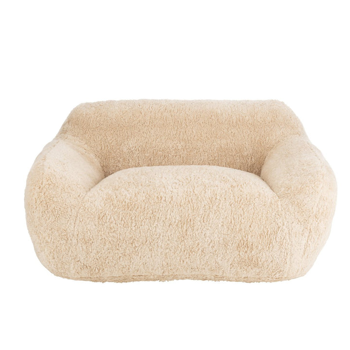 J-Line Sofa Sheep Polyester Creme Groß