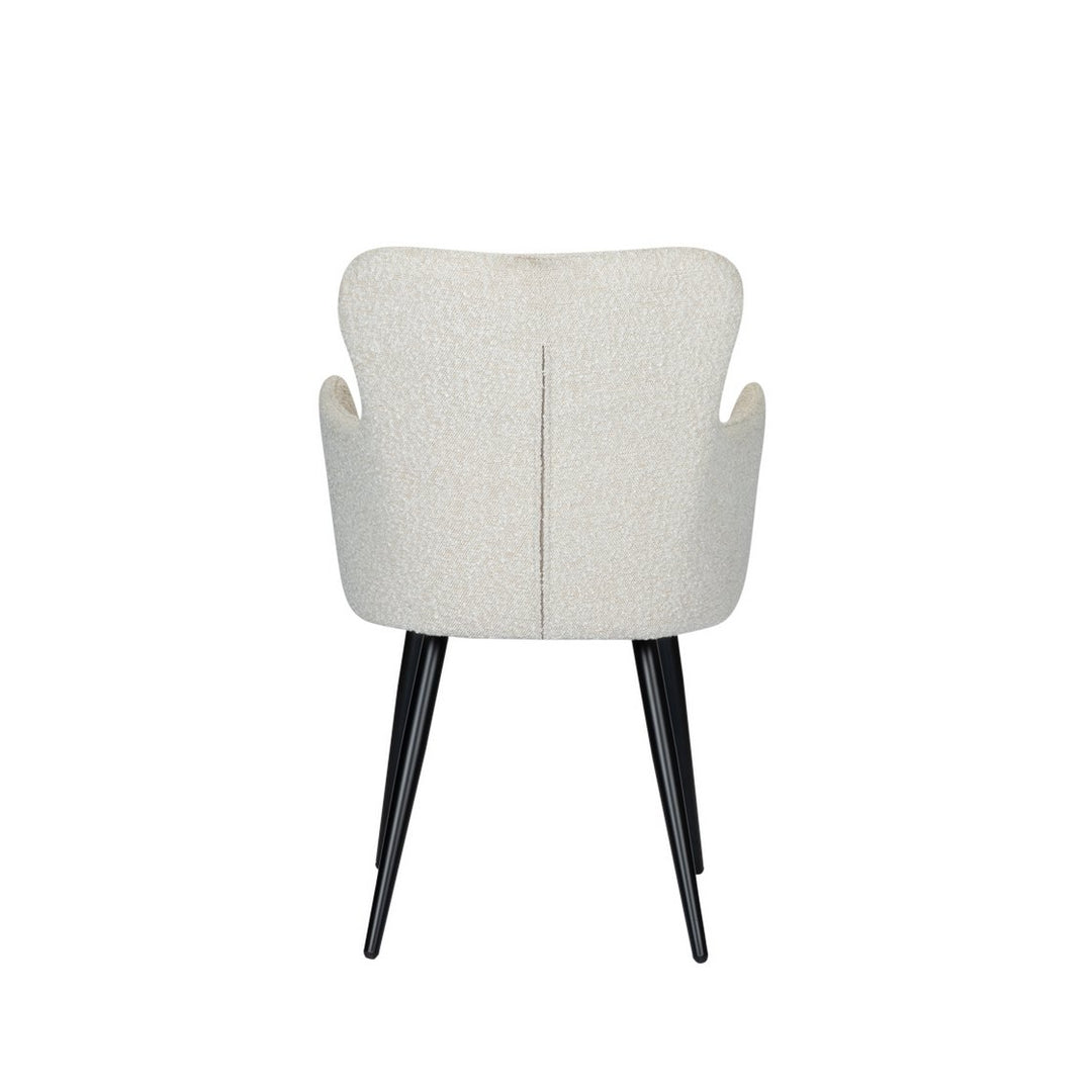 Wing Chair Pearl White Set of 2