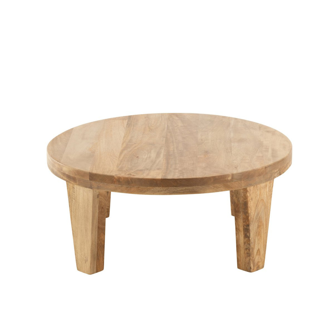 J-Line Round Coffee Table Mango Wood Natural