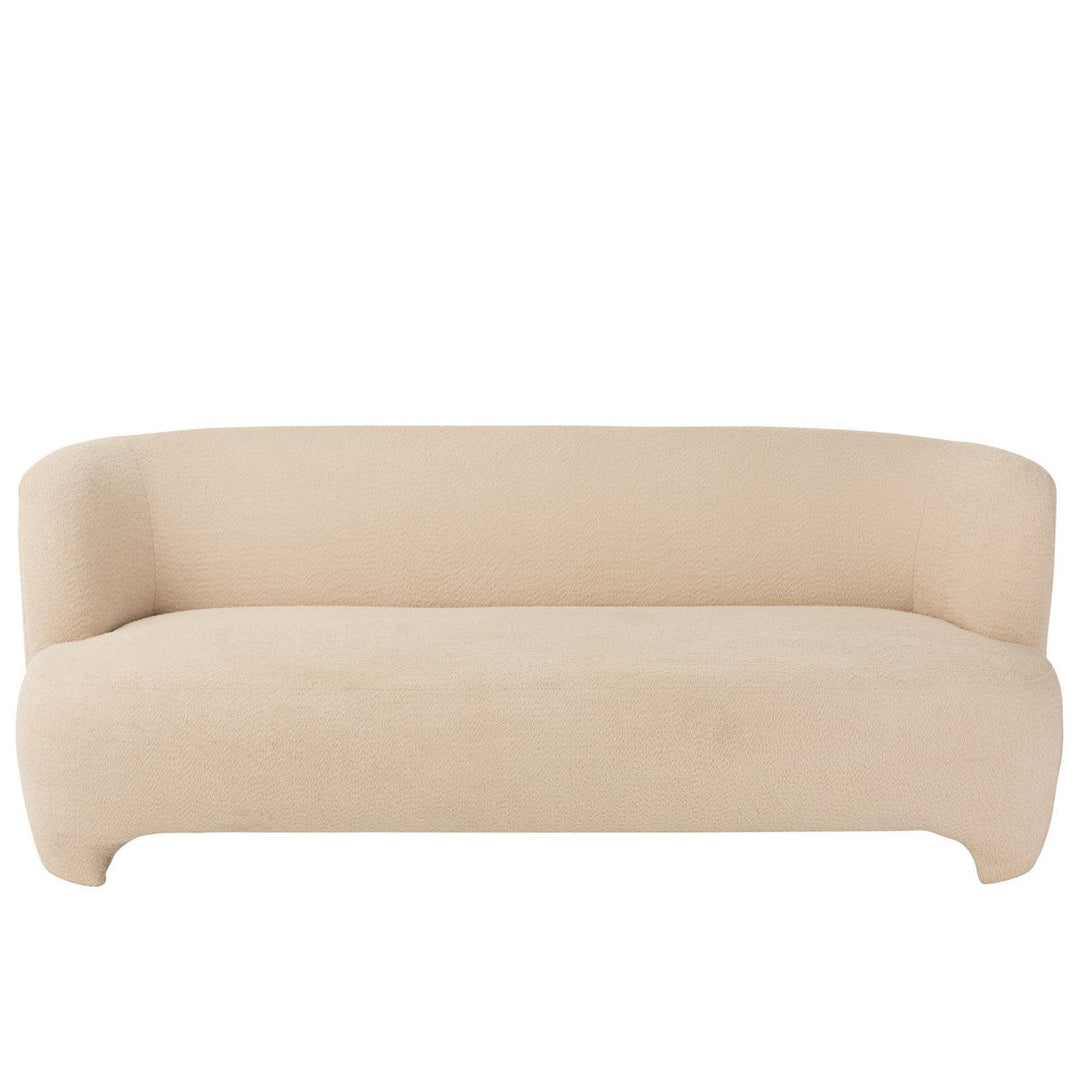 J-Line Sofa 3-Zits Gebreid Textiel Hout