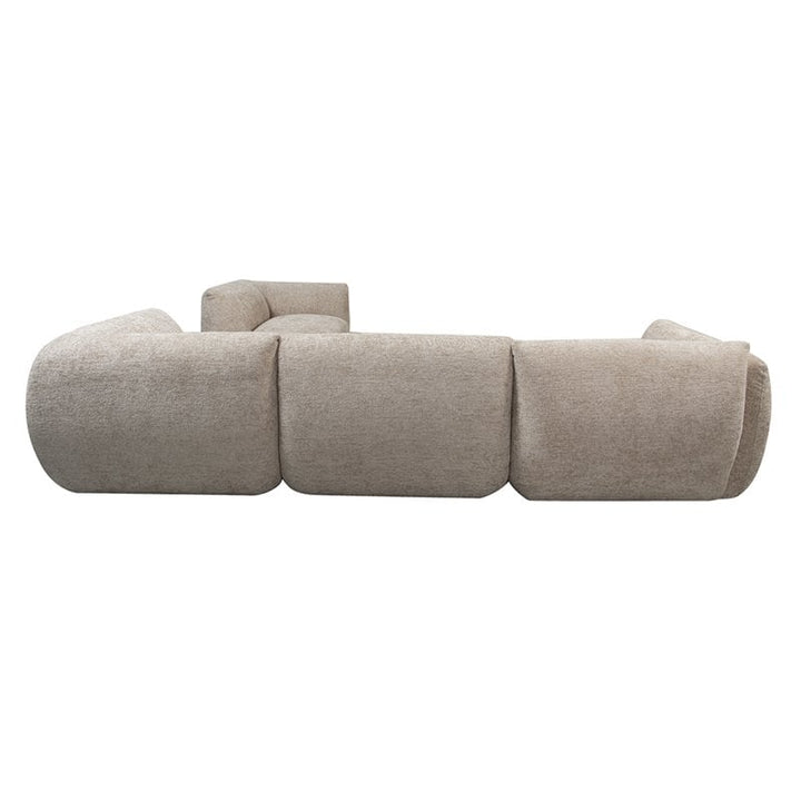 Bank Amsterdam 5 Piece Corner Sofa Latte