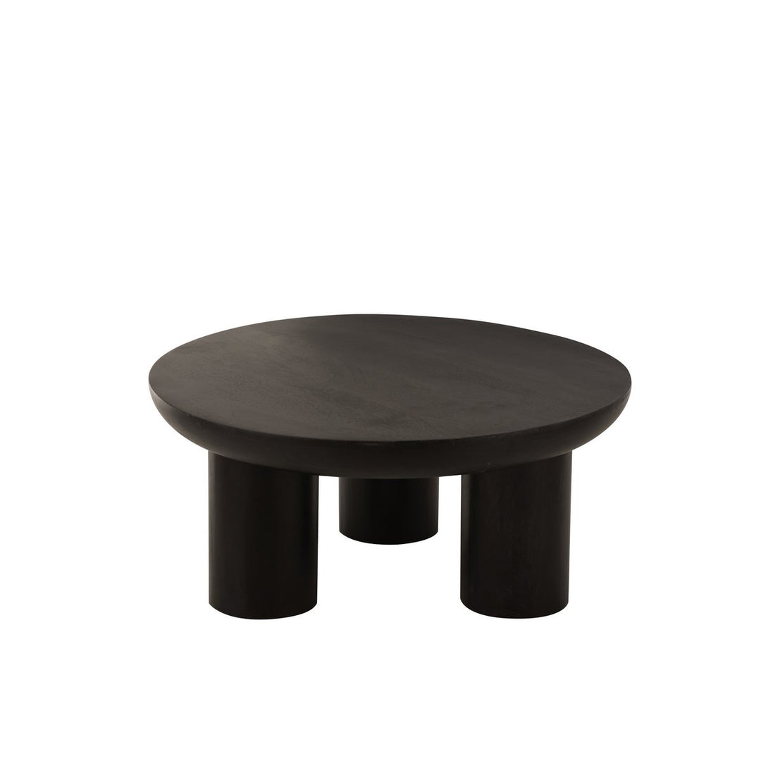 J-Line Coffee Table Trio Mango Wood Black