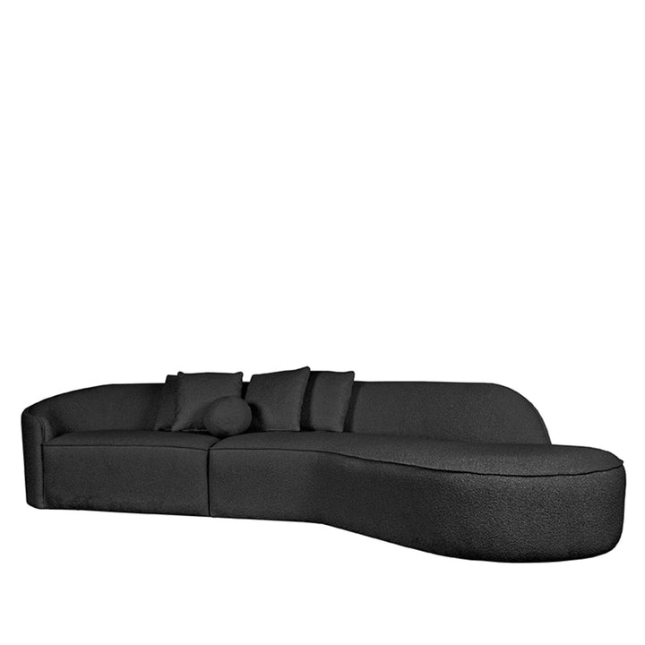 LABEL51 Bank Flori Anthracite Boucle 4-Seater