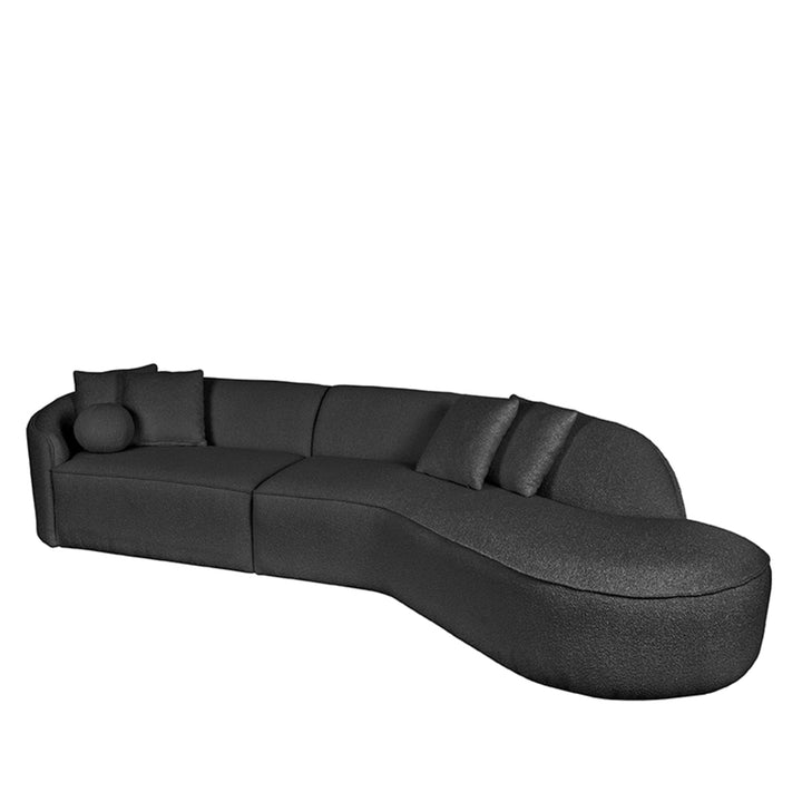 LABEL51 Bank Flori Anthracite Boucle 4-Seater