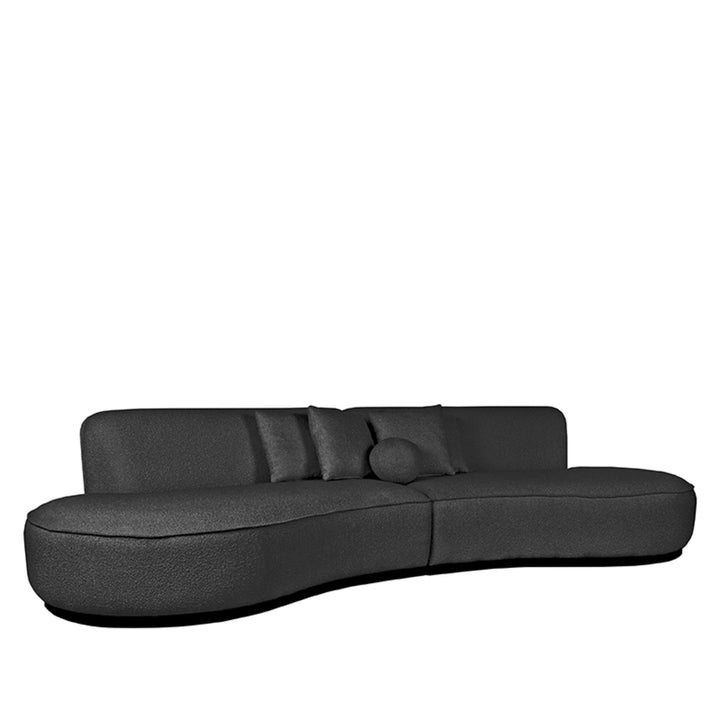 LABEL51 Bank Mori Anthracite Boucle 4-Seater