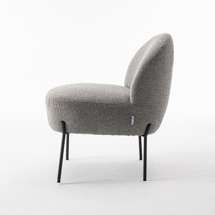 Baudin Fauteuil Teddy Steel