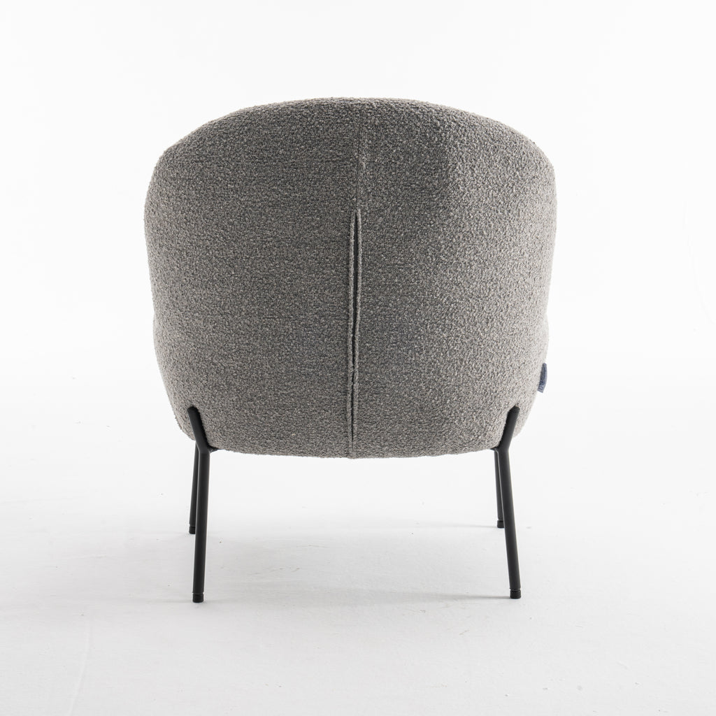 Baudin Fauteuil Teddy Steel