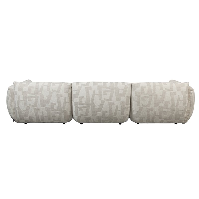 Sofa Amsterdam 4 Seater White Glyphs