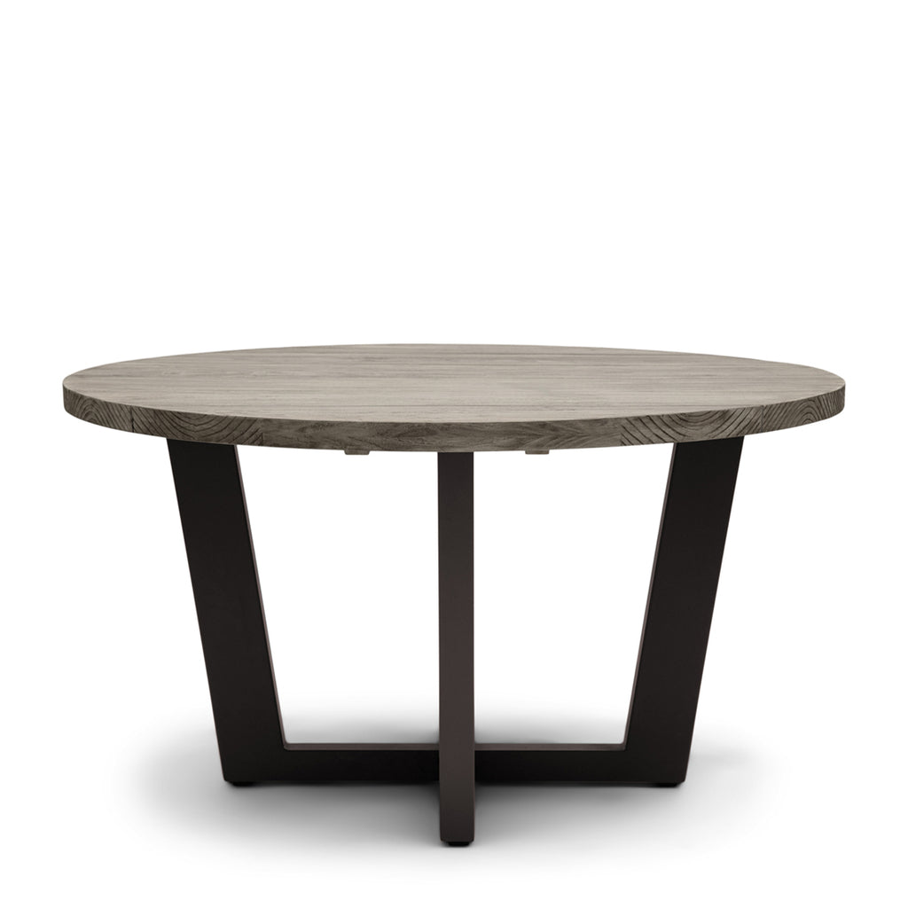 Bondi Beach Outdoor Round Dining Table 140 Grey