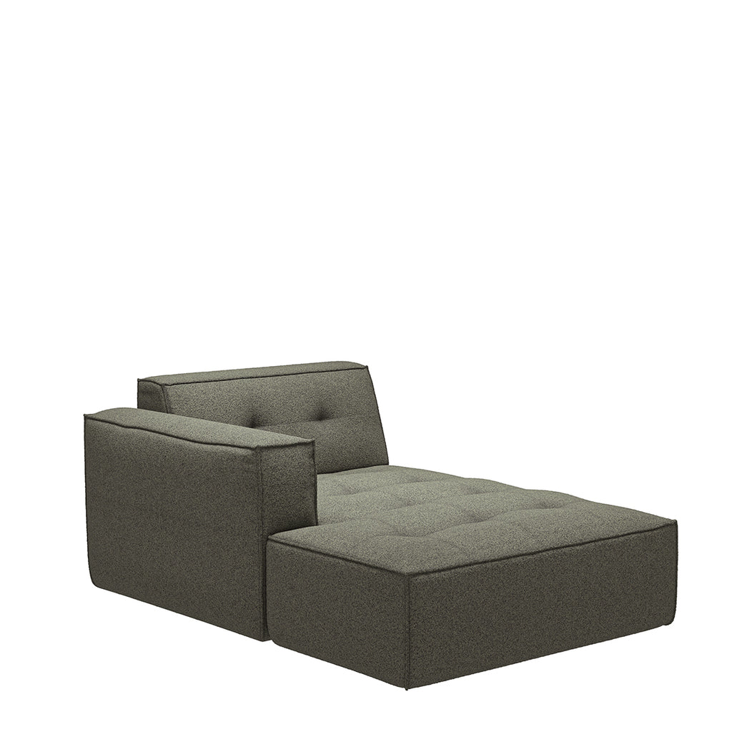 Rivièra Maison Brandon Chaise Longue Links boucle pale green