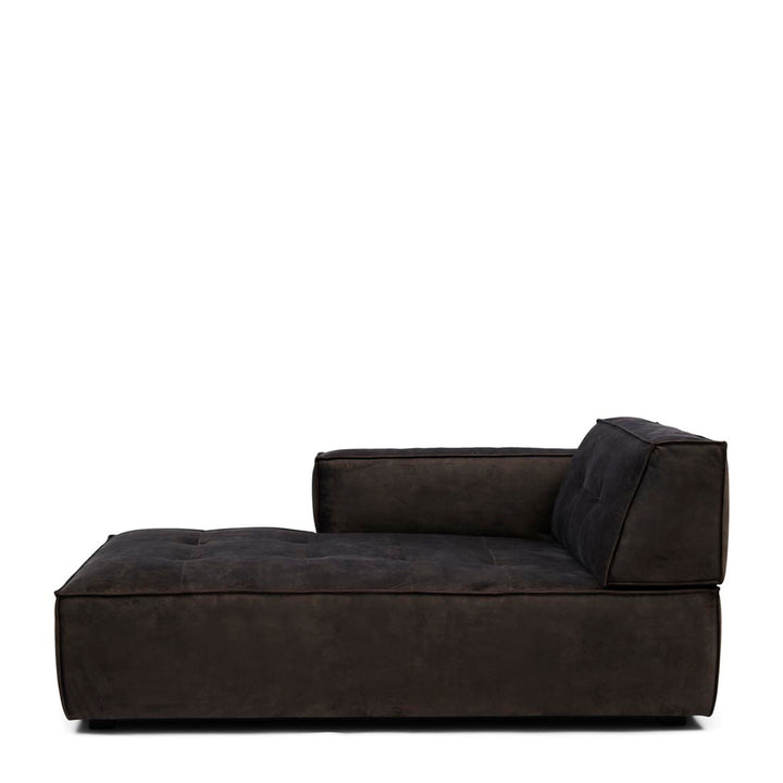 Rivièra Maison Brandon Chaise Longue Left velvet grimaldi grey