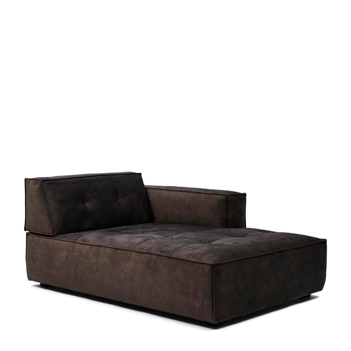 Rivièra Maison Brandon Chaise Longue Right velvet grimaldi grey