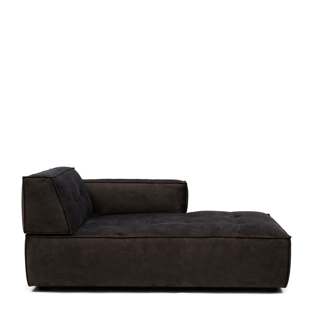 Rivièra Maison Brandon Chaise Longue Right velvet grimaldi grey