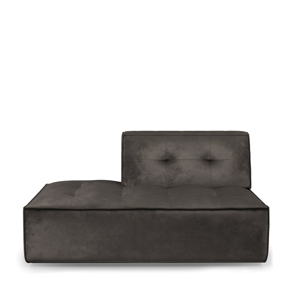 Rivièra Maison Brandon Lounger Links velvet grimaldi grey