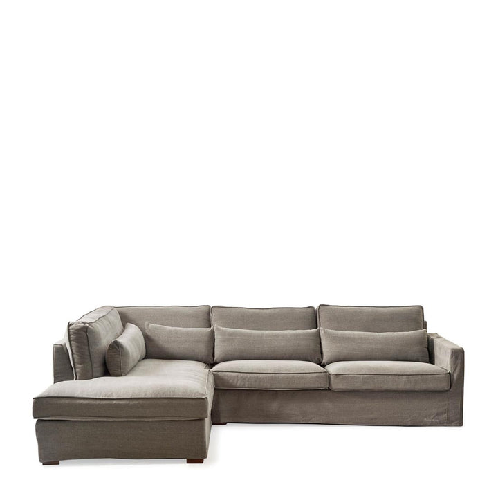 Rivièra Maison Chaise Longue Sofa Left Brompton Cross Stone 