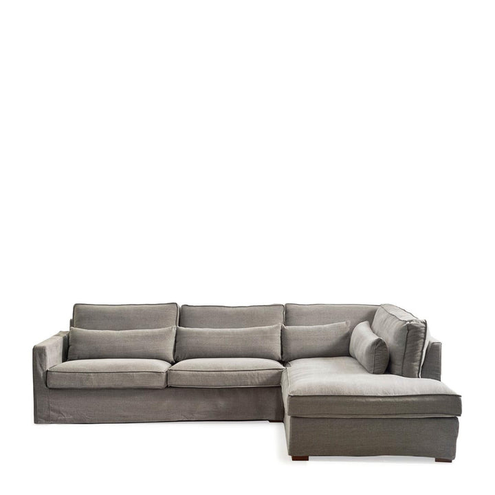 Rivièra Maison Chaise Longue Bank Rechts Brompton Cross Grey