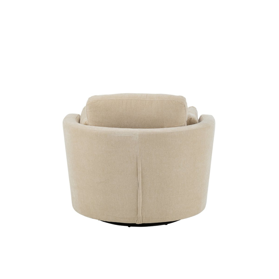 J-Line Swivel armchair Swiv Poplar wood Beige