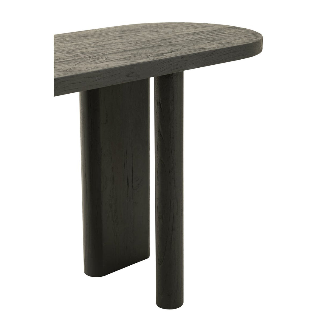 J-Line Console Tafel Teakhout Zwart