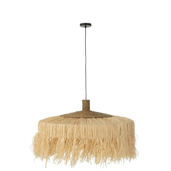 J-Line Hanglamp Rond Jute Naturel