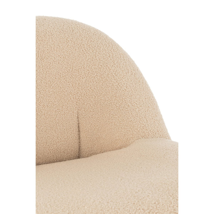 J-Line Sofa Teddy Bouclé Warm Beige 