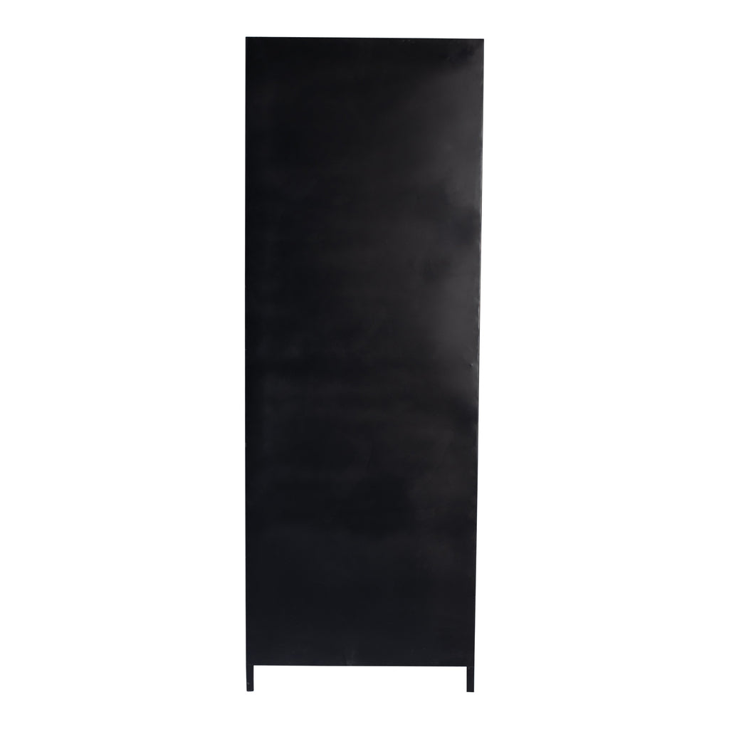 PTMD Cave Black iron cabinet high