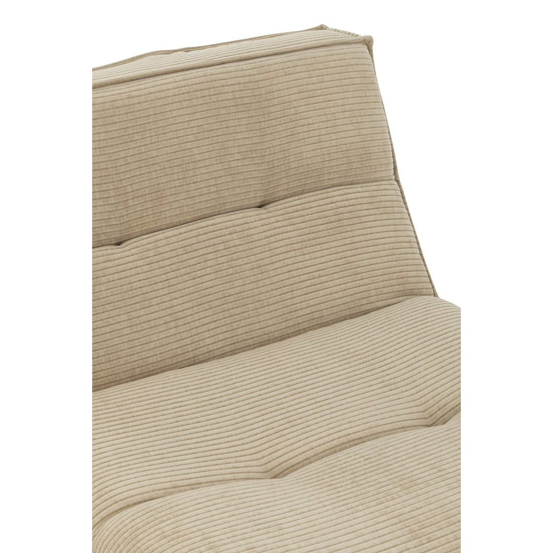 J-Line Sofa Grid Pappelholzschaum Dunkelbeige 