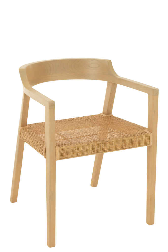 J-Line Stuhl Emma Teak Natur