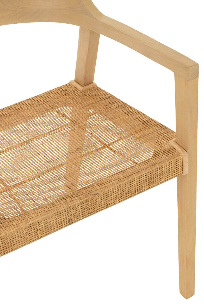 J-Line Stuhl Emma Teak Natur