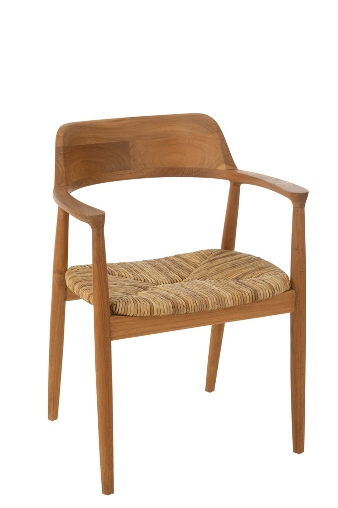 J-Line Chair Hiro Teak Wood Natural