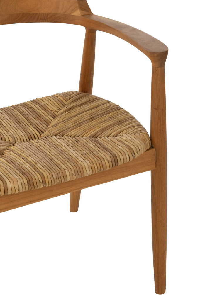 J-Line Chair Hiro Teak Wood Natural