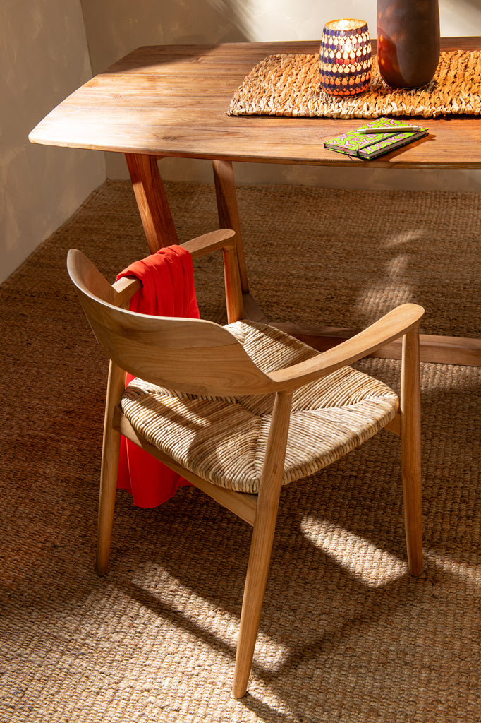 J-Line Chair Hiro Teak Wood Natural