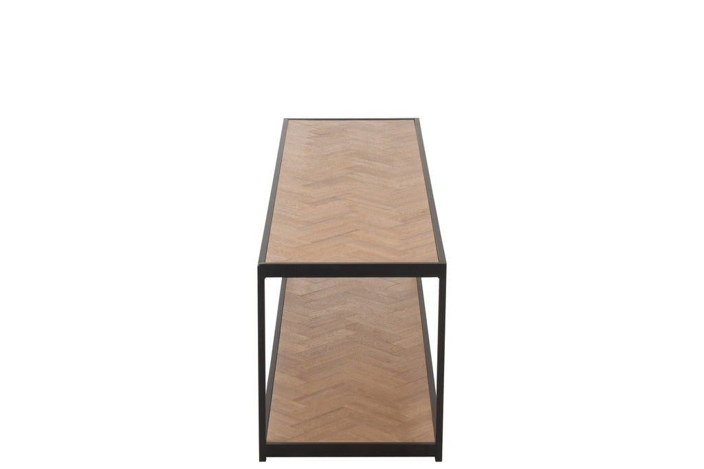 J-Line Coffee Table Zigzag Rectangle Wood 