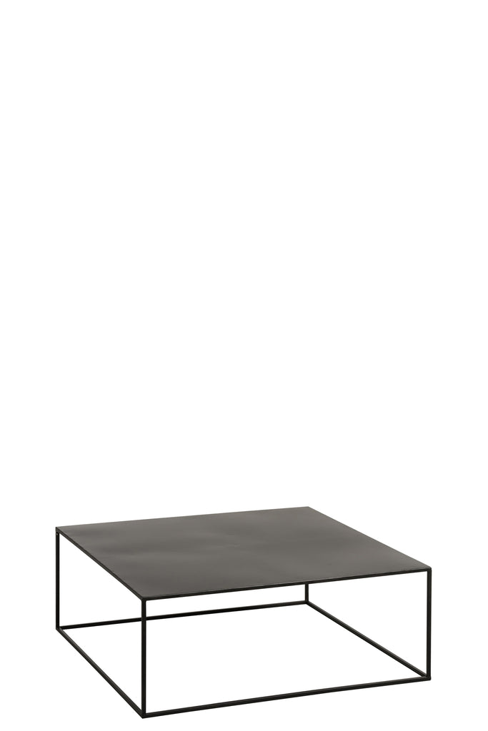 J-Line Couchtisch Quadratisch Schwarz