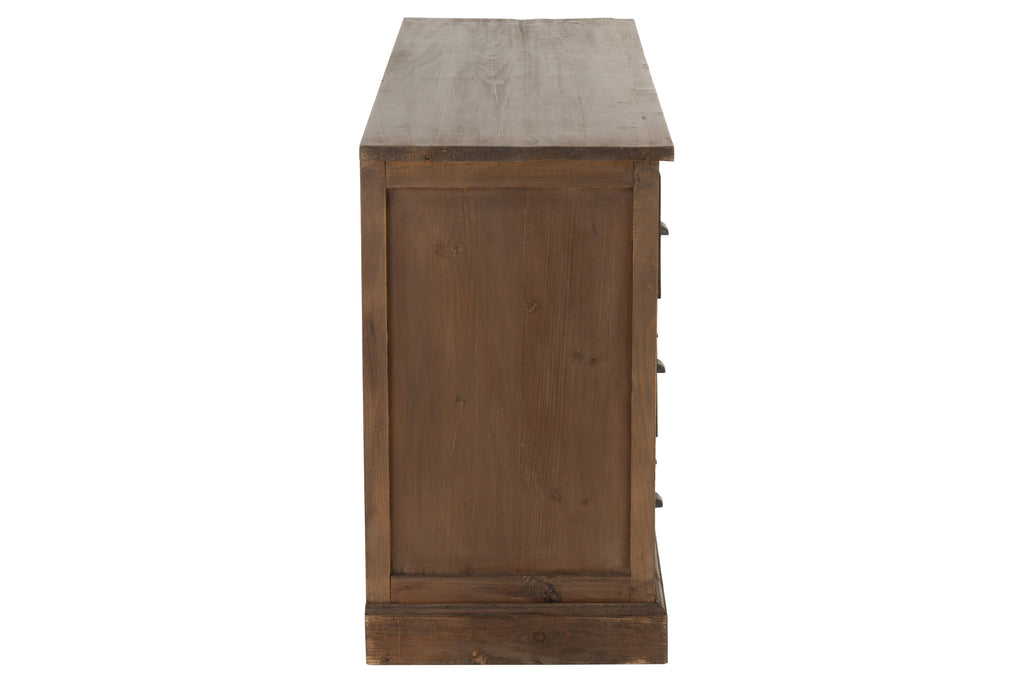 J-Line Commode 18 laden Hout Bruin