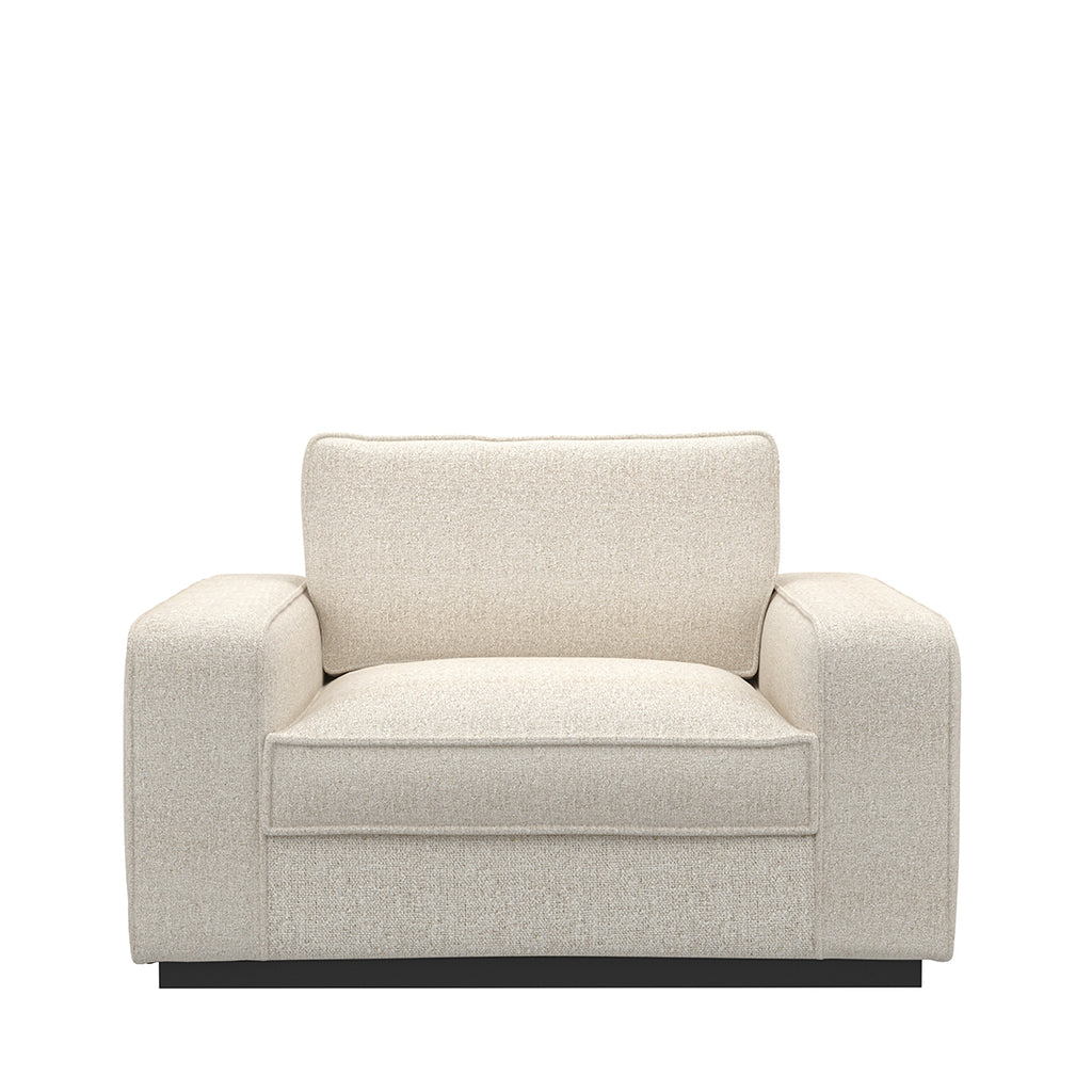 Rivièra Maison Loveseat Como Antique White Rich Tweed