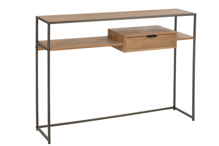 J-Line Console 1 Lade Hout Naturel