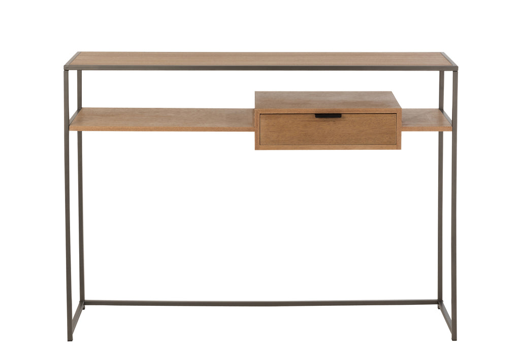 J-Line Console 1 Lade Hout Naturel